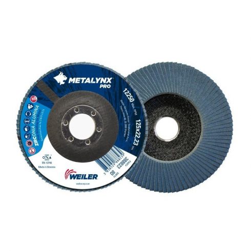 METALYNX PRO INOX lamellás csiszolótányér F29 kúpos 115x22,2 P40Z