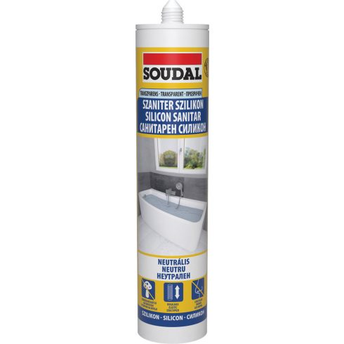 SOUDAL  Szaniter szilikon neutrális transz 280ml