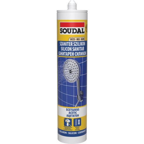 SOUDAL  Szaniter szilikon-beige 280ml