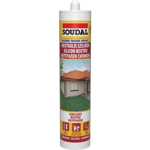 SOUDAL  Neutrális szilikon-transz 280ml