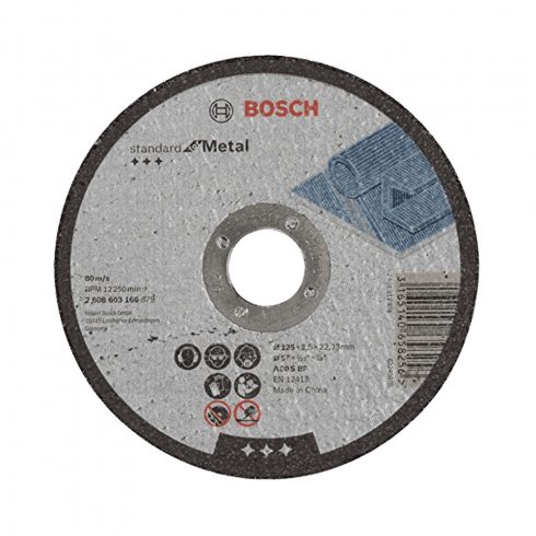 BOSCH  STANDARD  METAL vágótárcsa   115 x 22,2 x 1,6  25 db / doboz