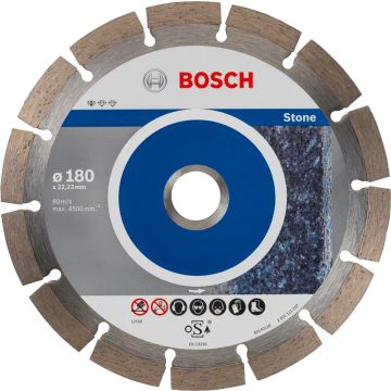   BOSCH  STANDARD Stone szegmentált élű gyémánt vágótárcsa   180 x 22,3 x 2