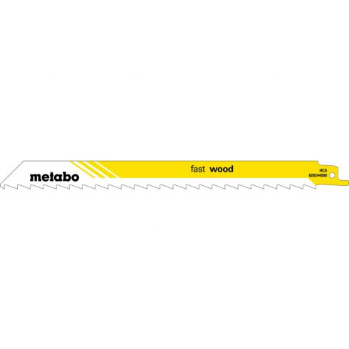 METABO 5 db kardfűrészlap "fast wood" 225 x 1,25 mm (628244000)