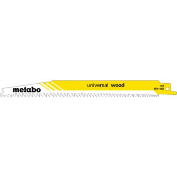   METABO 5 db kardfűrészlap "universal wood" 200 x 1,25 mm (631913000)