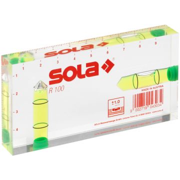 SOLA R 100 grün SB Kicsi vízmérték  01622120