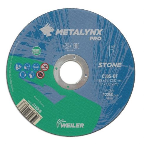 METALYNX PRO STONE kővágó korong 125x3,0x22,2  C30S-BF