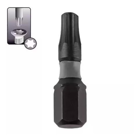 DEDRA Ütvecsavarozó végek Torx T10/15/20/25/30/40x25mm,6db/csom 18A53TA1-06