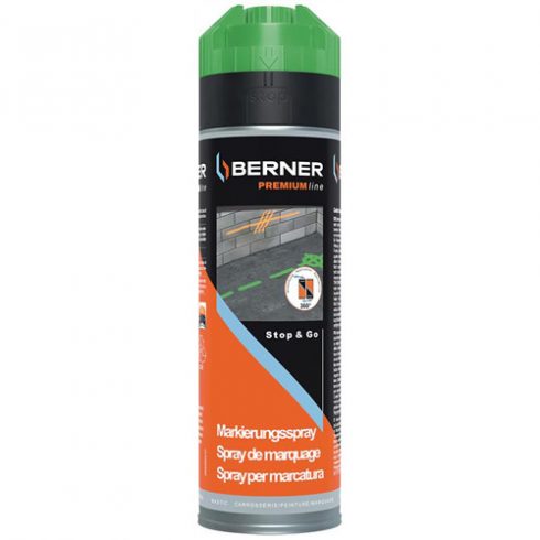 BERNER Jelölőspray Premium zöld 500ml No.: 372592