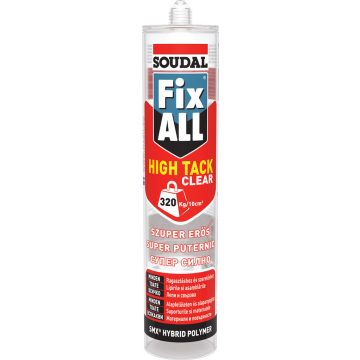 SOUDAL FIX-ALL HIGH TACK CLEAR 290 ML  131747