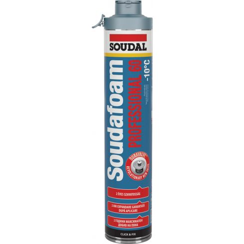 SOUDAL Pisztolyhab Professional Gun téli/750ml -10 C°-ig  108896